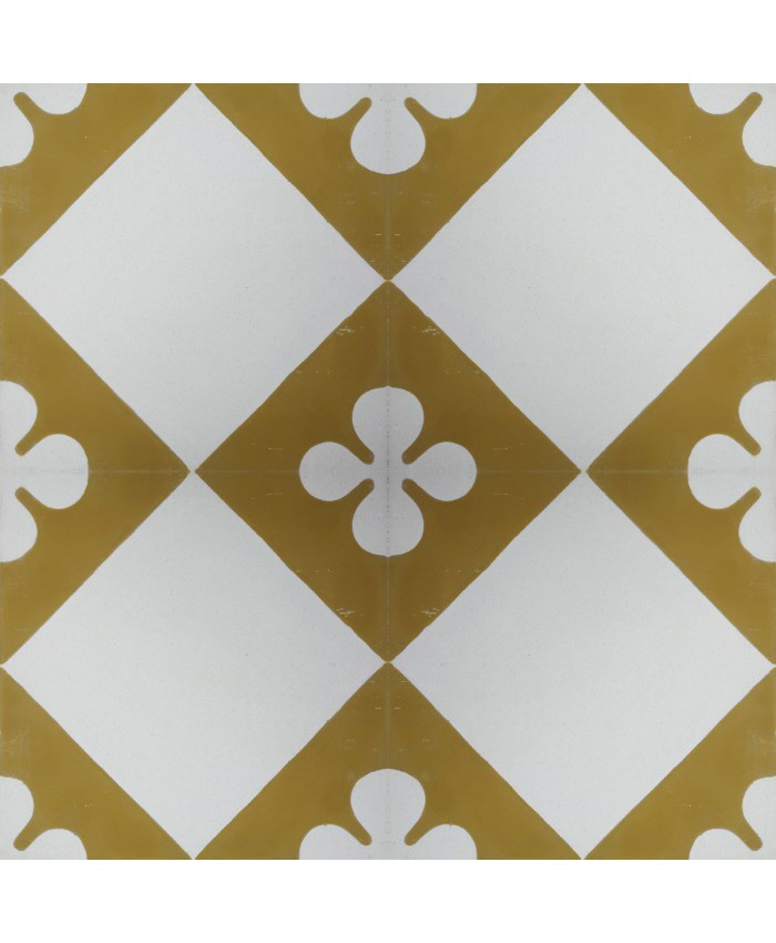 Isabela Gold Encaustic Cement Tile